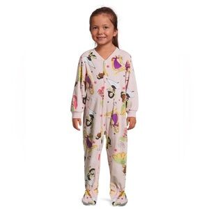 Disney Princess baby girl footed pajamas